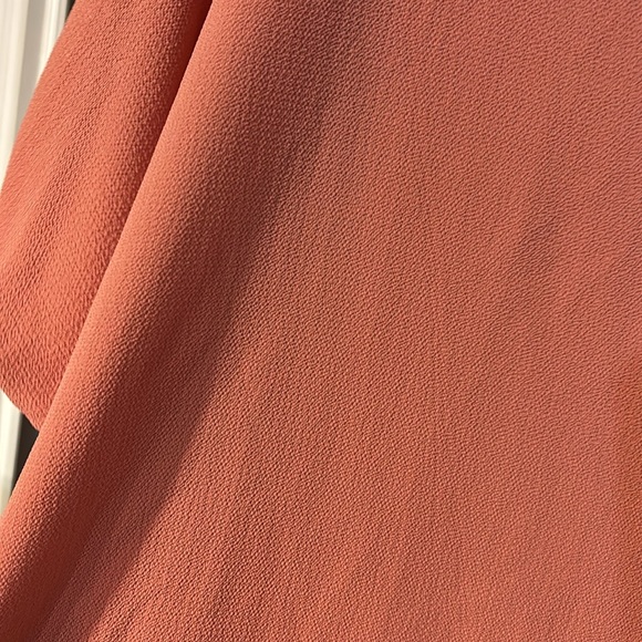 Cato size small women’s tunic salmon color button tab for sleeves pocket - Picture 4 of 6